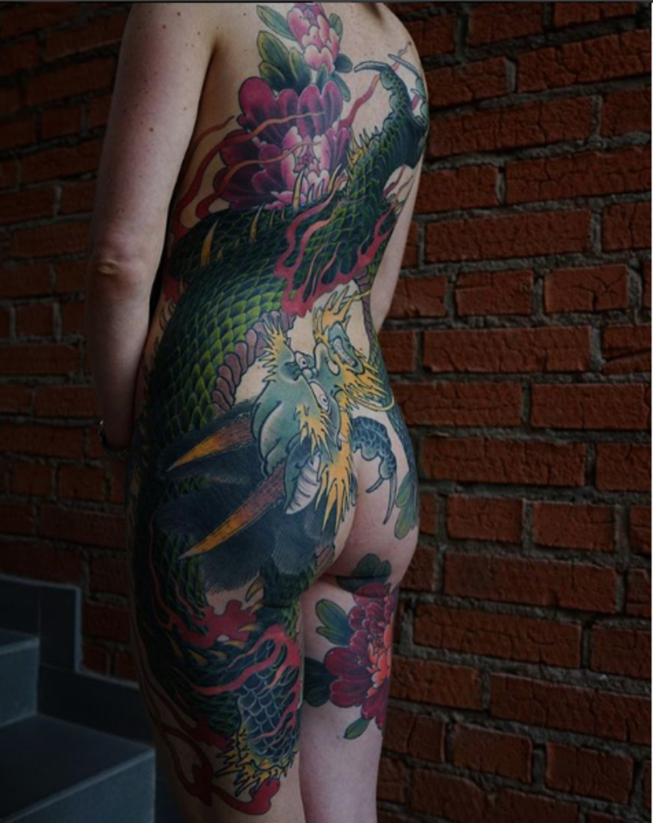 tätowierung, tätowierer, tätowierungsdesign, tattooinspiration, tätowierungskunst, japanisches tattoo, eingefärbt, inkedmag