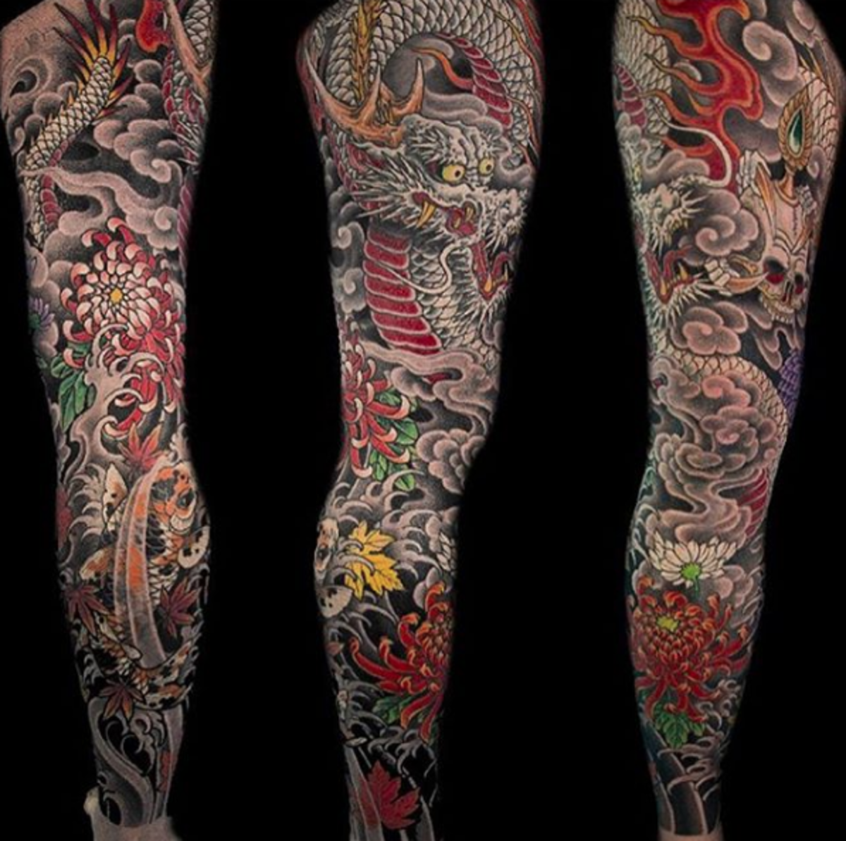 tätowierung, tätowierer, tätowierungsdesign, tattooinspiration, tätowierungskunst, japanisches tattoo, eingefärbt, inkedmag