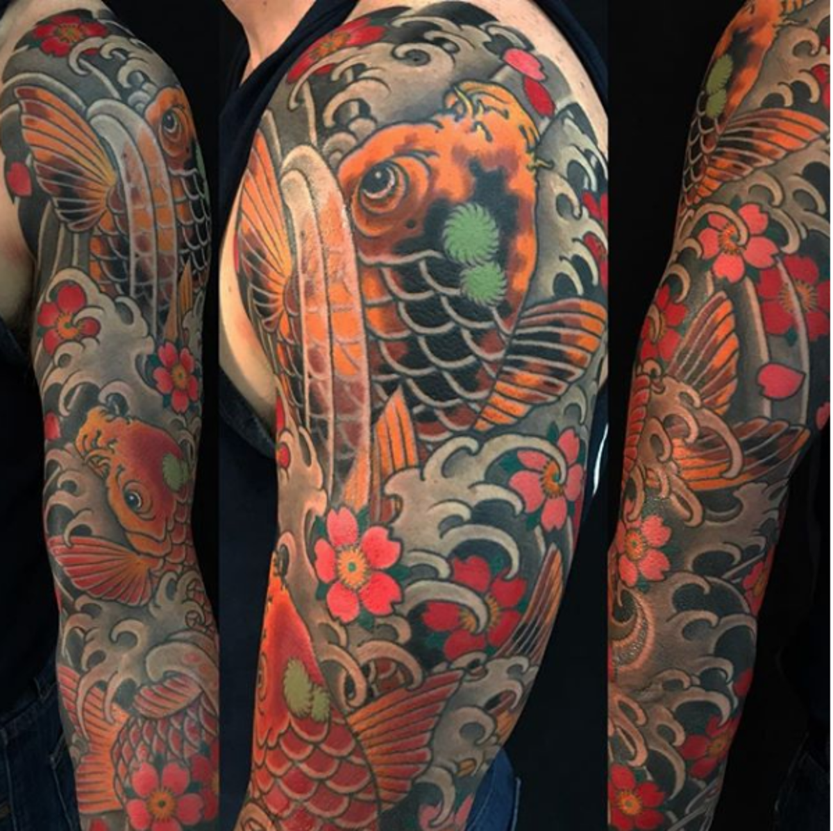 tätowierung, tätowierer, tätowierungsdesign, tattooinspiration, tätowierungskunst, japanisches tattoo, eingefärbt, inkedmag