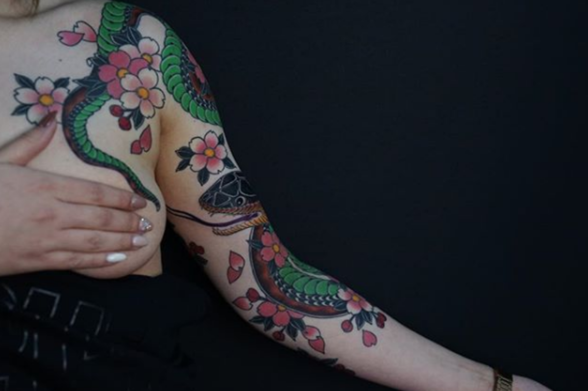 tätowierung, tätowierer, tätowierungsdesign, tattooinspiration, tätowierungskunst, japanisches tattoo, eingefärbt, inkedmag