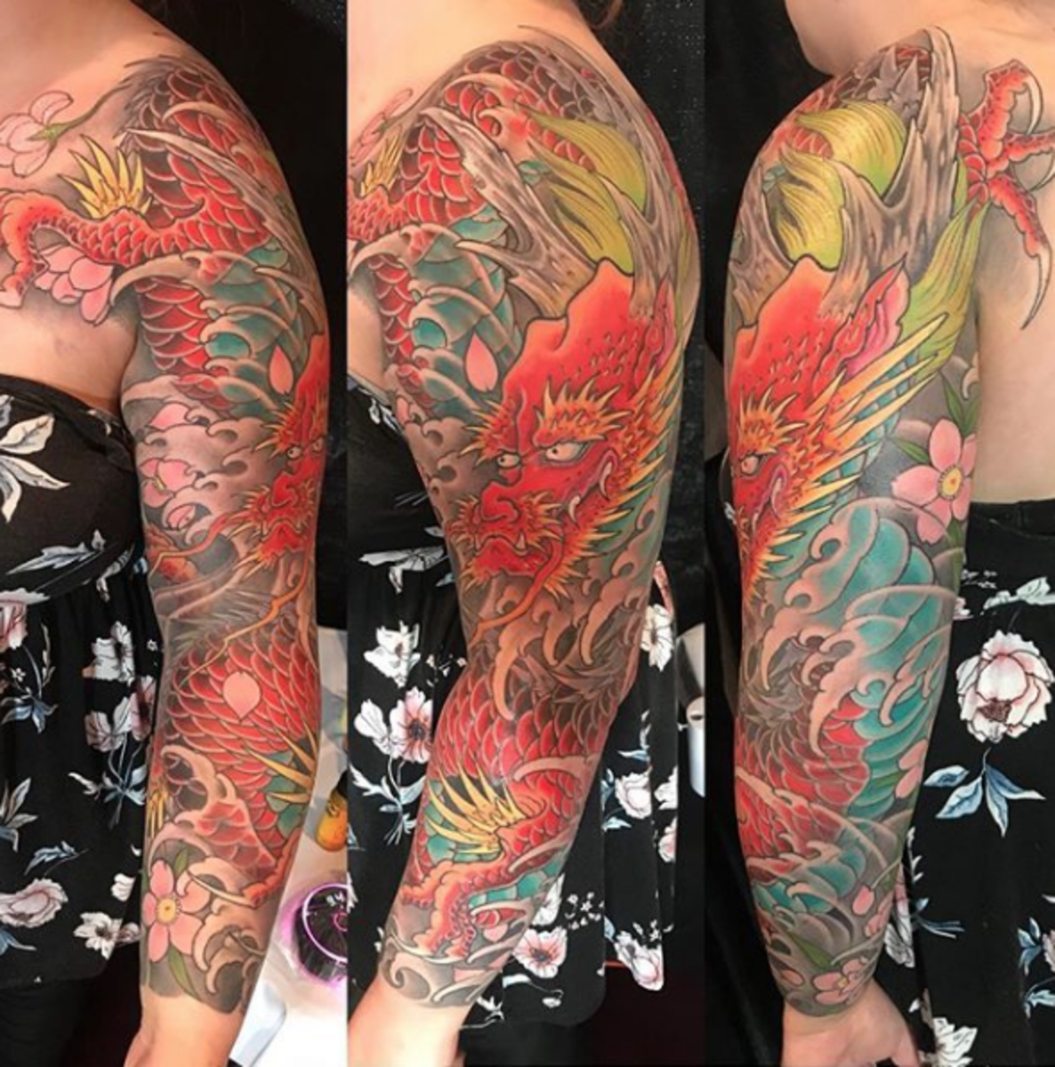 tätowierung, tätowierer, tätowierungsdesign, tattooinspiration, tätowierungskunst, japanisches tattoo, eingefärbt, inkedmag