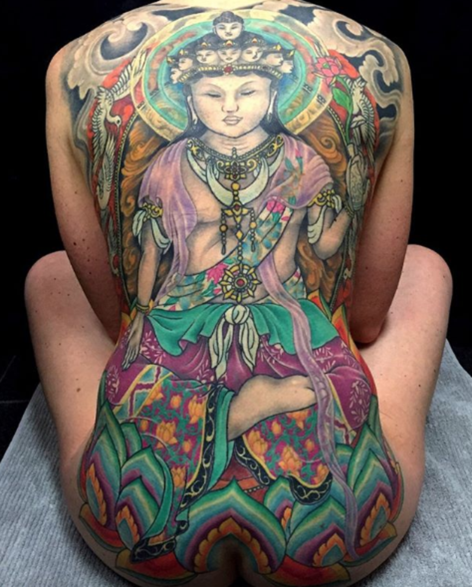 tätowierung, tätowierer, tätowierungsdesign, tattooinspiration, tätowierungskunst, japanisches tattoo, eingefärbt, inkedmag