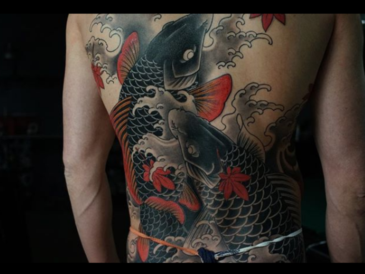 tätowierung, tätowierer, tätowierungsdesign, tattooinspiration, tätowierungskunst, japanisches tattoo, eingefärbt, inkedmag