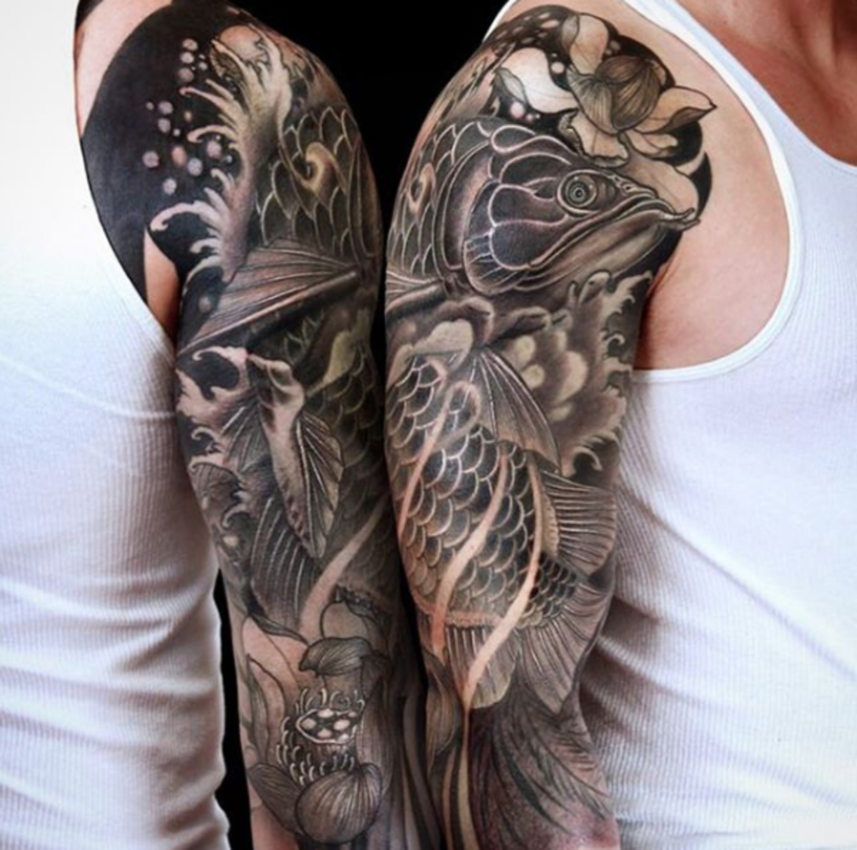 tätowierung, tätowierer, tätowierungsdesign, tattooinspiration, tätowierungskunst, japanisches tattoo, eingefärbt, inkedmag