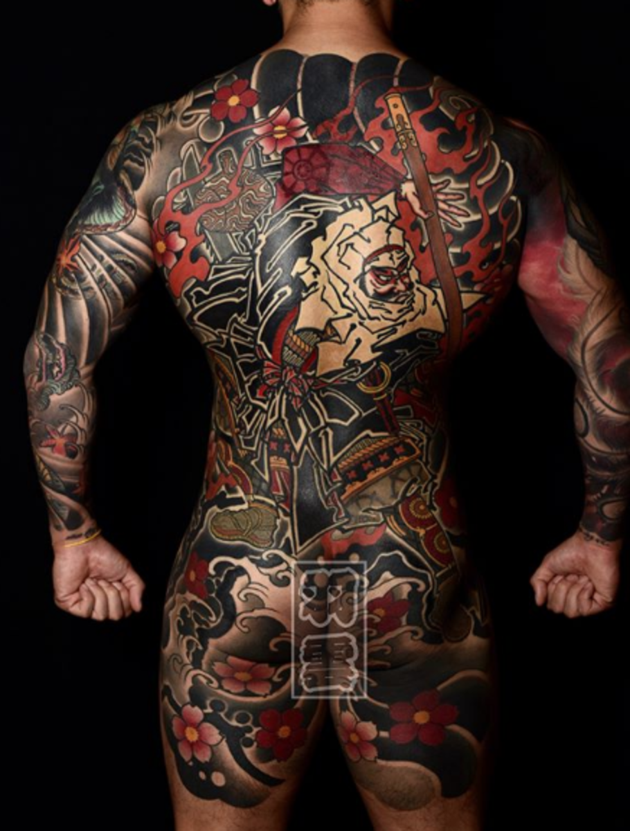 tätowierung, tätowierer, tätowierungsdesign, tattooinspiration, tätowierungskunst, japanisches tattoo, eingefärbt, inkedmag