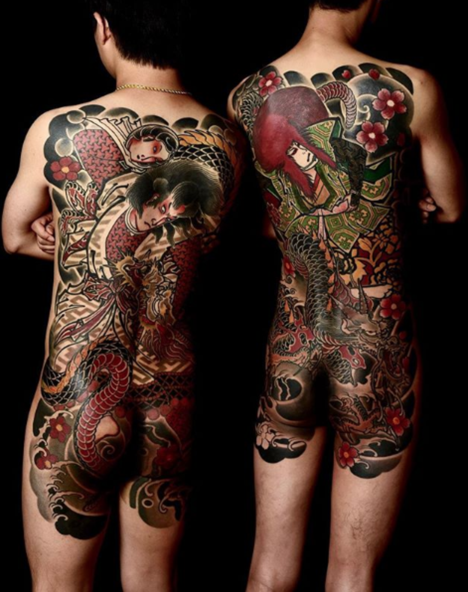 tätowierung, tätowierer, tätowierungsdesign, tattooinspiration, tätowierungskunst, japanisches tattoo, eingefärbt, inkedmag