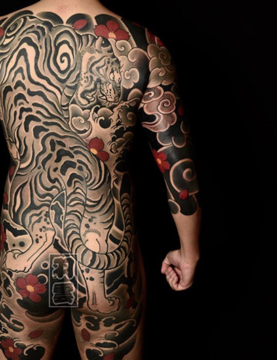 tätowierung, tätowierer, tätowierungsdesign, tattooinspiration, tätowierungskunst, japanisches tattoo, eingefärbt, inkedmag