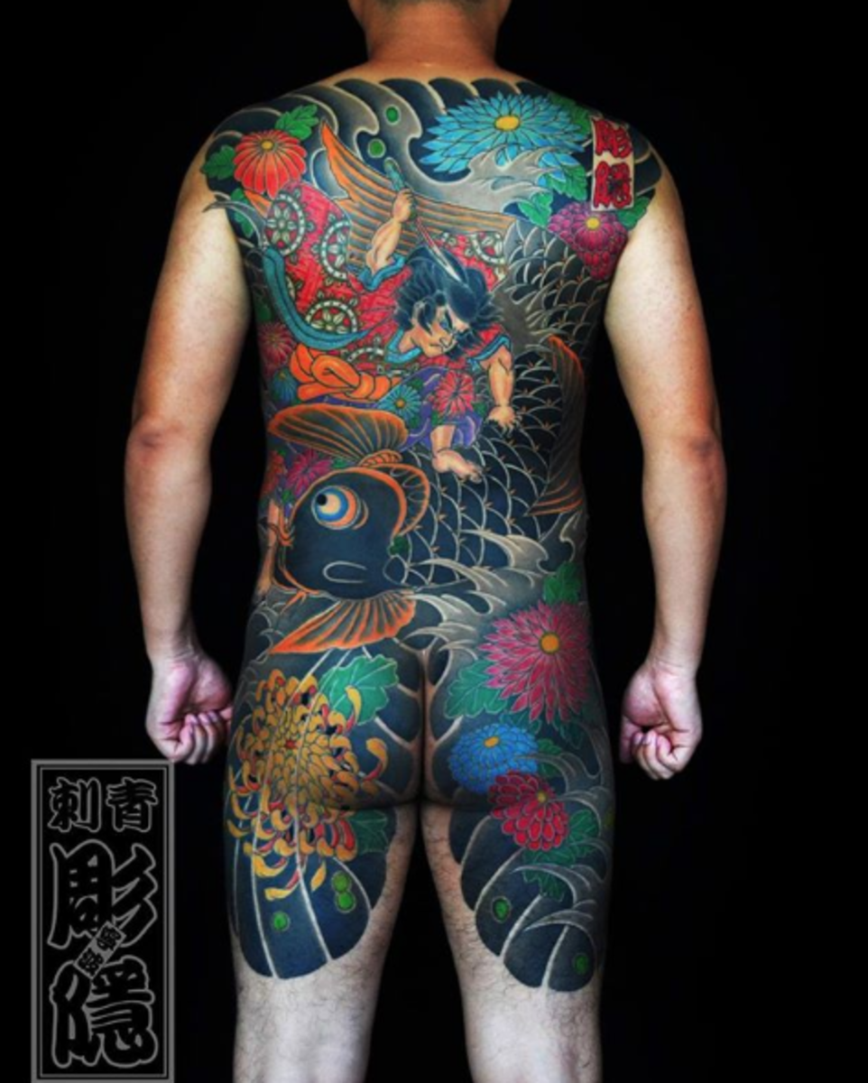 tätowierung, tätowierer, tätowierungsdesign, tattooinspiration, tätowierungskunst, japanisches tattoo, eingefärbt, inkedmag