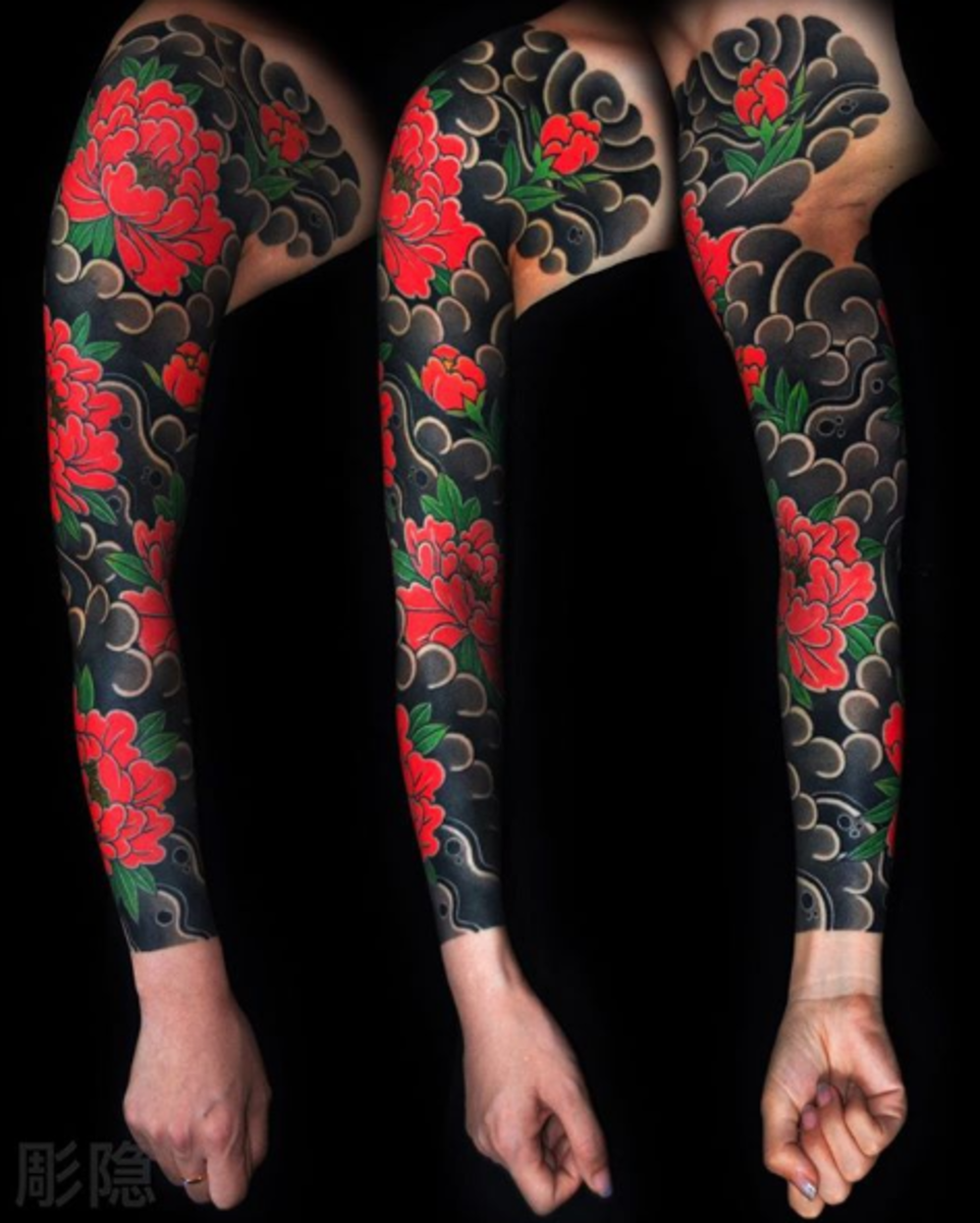 tätowierung, tätowierer, tätowierungsdesign, tattooinspiration, tätowierungskunst, japanisches tattoo, eingefärbt, inkedmag