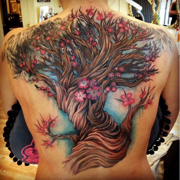 Baum vertuschen Tattoo