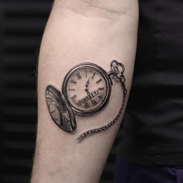 staré kapesní hodinky-tetování-64