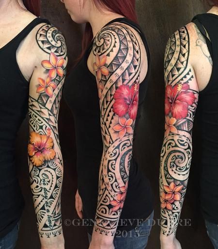 100 Polynesische Tattoo-Fotos, die wunderschön sind