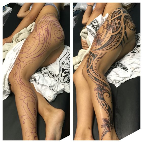 100 Polynesische Tattoo-Fotos, die wunderschön sind