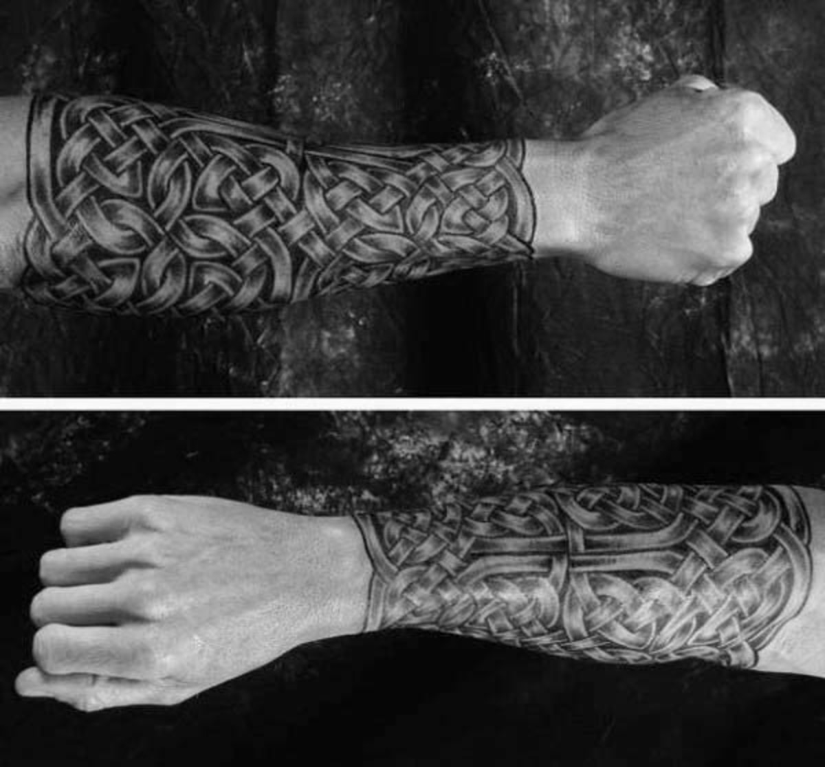irské uzly-pánské-předloktí-rukáv-tetování