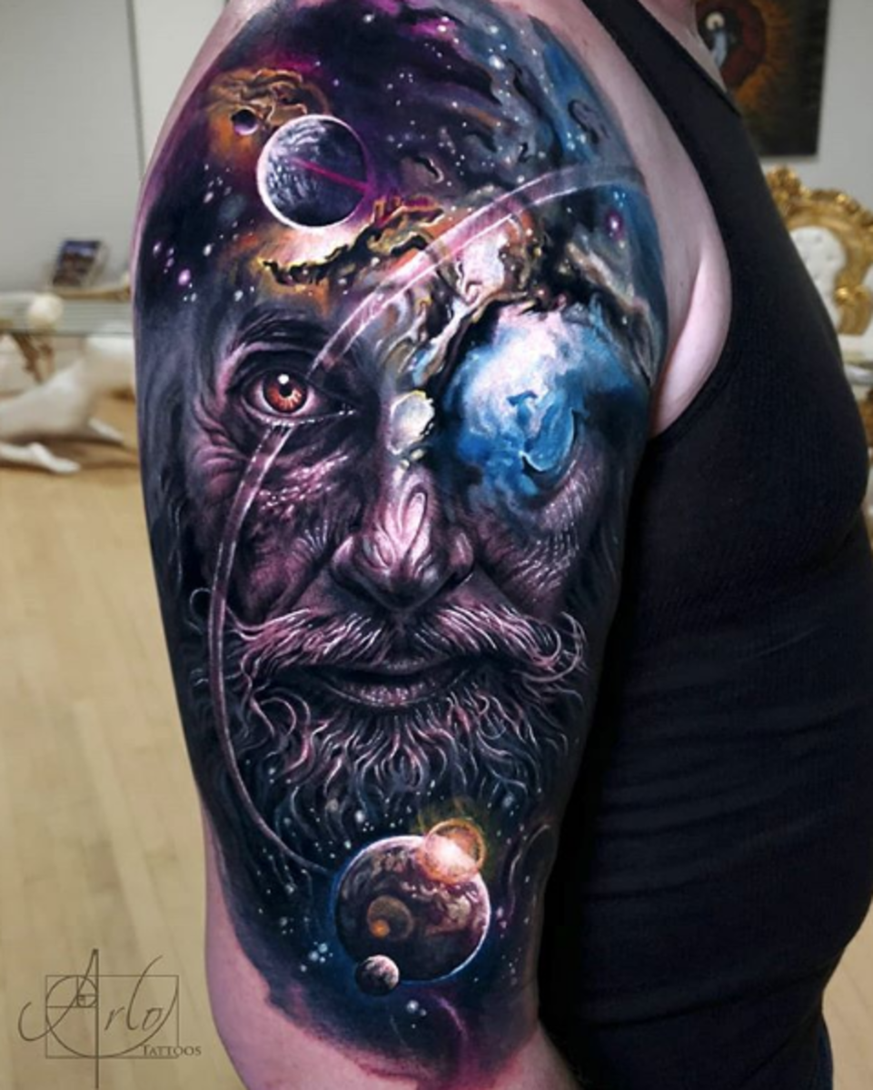 Tattoo, Tätowierer, Tattoo-Idee, Tattoo-Design, Tattoo-Inspiration, Tattoo-Kunst, Tattoo für Männer, Männer-Tattoo, eingefärbt, inkedmag