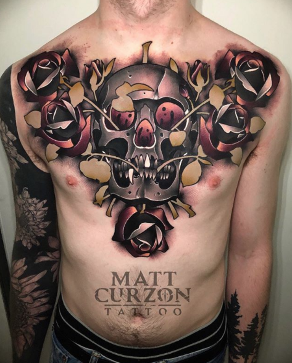 Tattoo, Tätowierer, Tattoo-Idee, Tattoo-Design, Tattoo-Inspiration, Tattoo-Kunst, Tattoo für Männer, Männer-Tattoo, eingefärbt, inkedmag