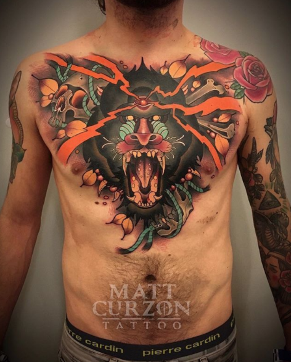 Tattoo, Tätowierer, Tattoo-Idee, Tattoo-Design, Tattoo-Inspiration, Tattoo-Kunst, Tattoo für Männer, Männer-Tattoo, eingefärbt, inkedmag