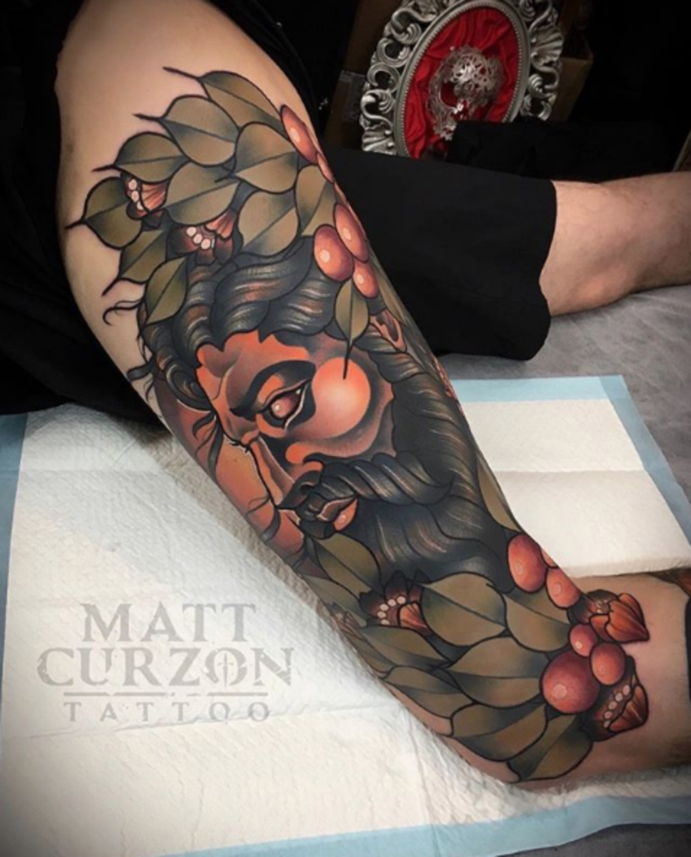 Tattoo, Tätowierer, Tattoo-Idee, Tattoo-Design, Tattoo-Inspiration, Tattoo-Kunst, Tattoo für Männer, Männer-Tattoo, eingefärbt, inkedmag