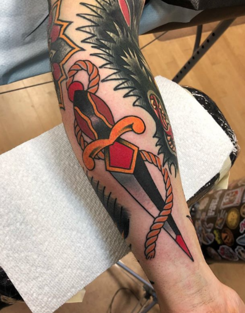 Tattoo, Tätowierer, Tattoo-Idee, Tattoo-Design, Tattoo-Inspiration, Tattoo-Kunst, Tattoo für Männer, Männer-Tattoo, eingefärbt, inkedmag