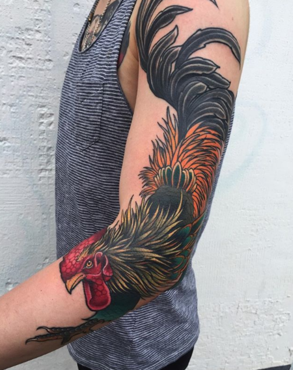 Tattoo, Tätowierer, Tattoo-Idee, Tattoo-Design, Tattoo-Inspiration, Tattoo-Kunst, Tattoo für Männer, Männer-Tattoo, eingefärbt, inkedmag