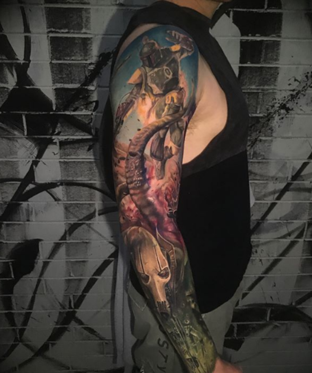 Tattoo, Tätowierer, Tattoo-Idee, Tattoo-Design, Tattoo-Inspiration, Tattoo-Kunst, Tattoo für Männer, Männer-Tattoo, eingefärbt, inkedmag