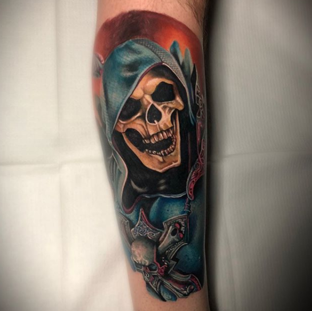 Tattoo, Tätowierer, Tattoo-Idee, Tattoo-Design, Tattoo-Inspiration, Tattoo-Kunst, Tattoo für Männer, Männer-Tattoo, eingefärbt, inkedmag