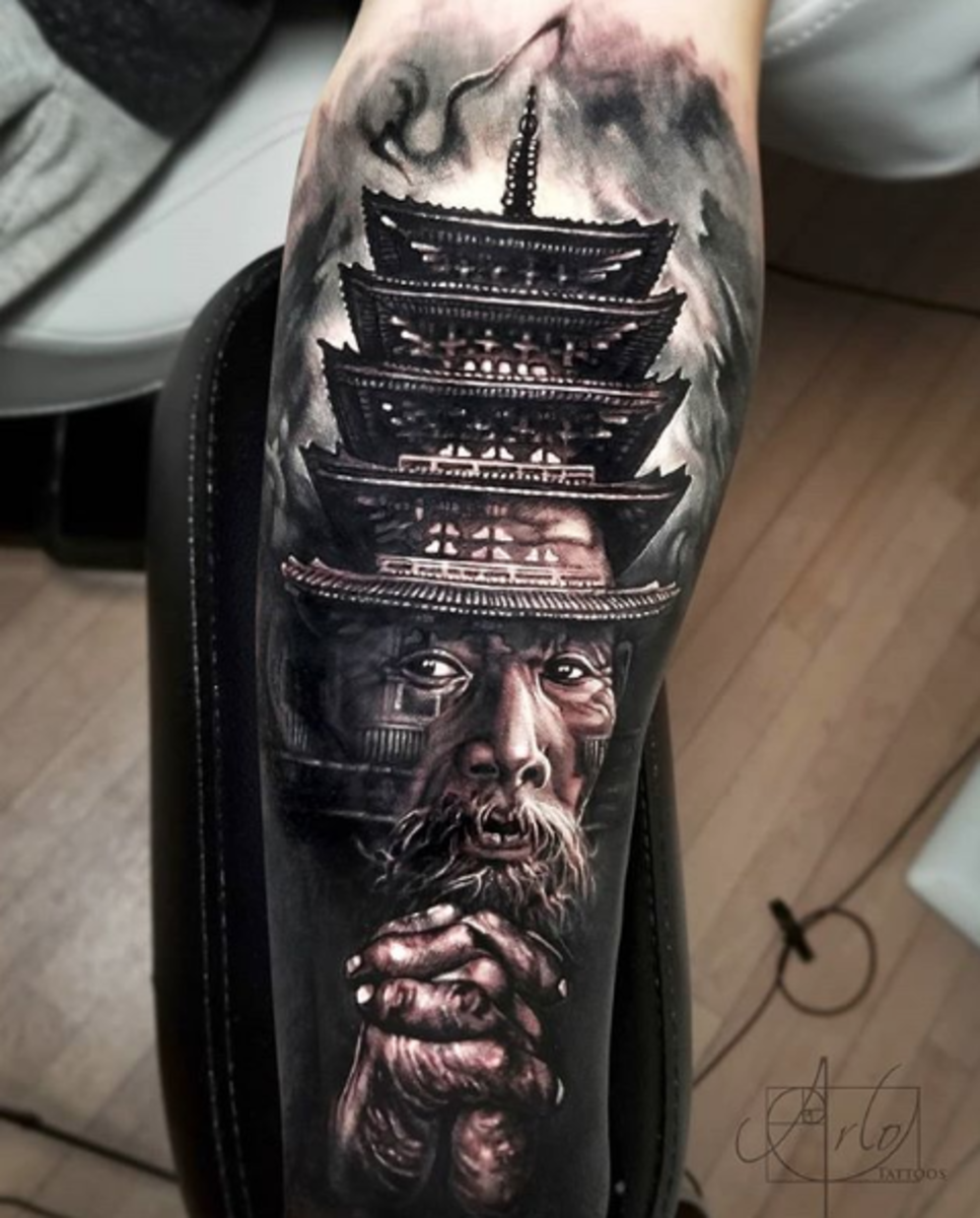 Tattoo, Tätowierer, Tattoo-Idee, Tattoo-Design, Tattoo-Inspiration, Tattoo-Kunst, Tattoo für Männer, Männer-Tattoo, eingefärbt, inkedmag