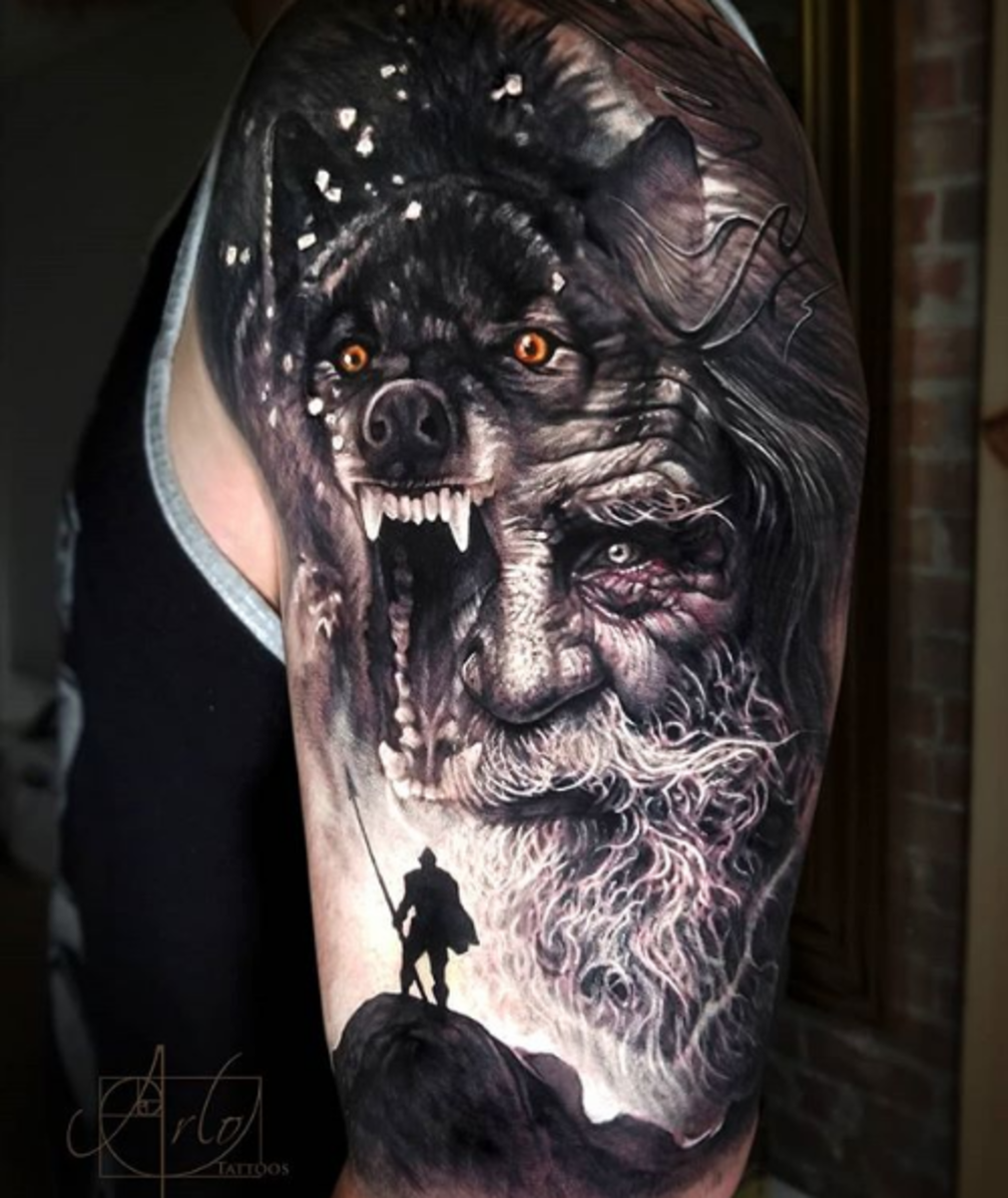 Tattoo, Tätowierer, Tattoo-Idee, Tattoo-Design, Tattoo-Inspiration, Tattoo-Kunst, Tattoo für Männer, Männer-Tattoo, eingefärbt, inkedmag