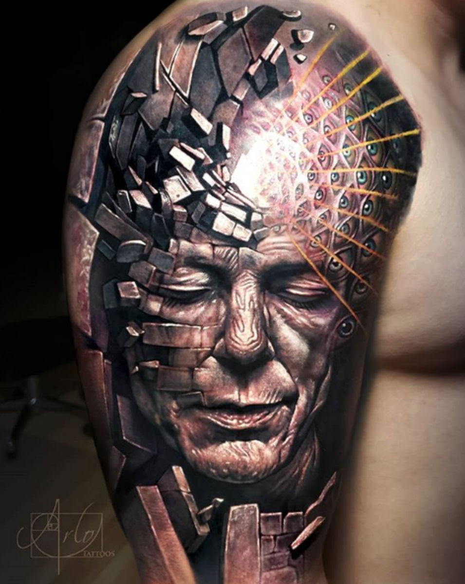 Tattoo, Tätowierer, Tattoo-Idee, Tattoo-Design, Tattoo-Inspiration, Tattoo-Kunst, Tattoo für Männer, Männer-Tattoo, eingefärbt, inkedmag