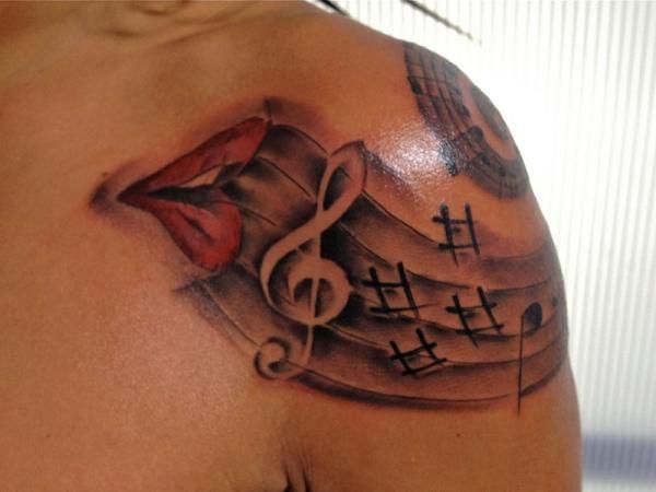 101 geniale Musik-Tattoos, die Sie selbst bekommen möchten