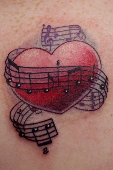 101 geniale Musik-Tattoos, die Sie selbst bekommen möchten