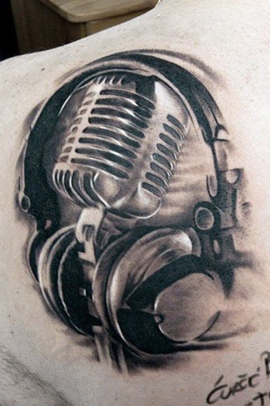 101 geniale Musik-Tattoos, die Sie selbst bekommen möchten