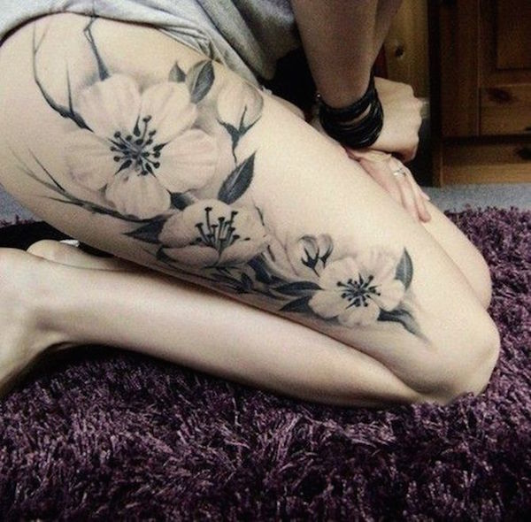 101 sexy Oberschenkel-Tattoos für Mädchen