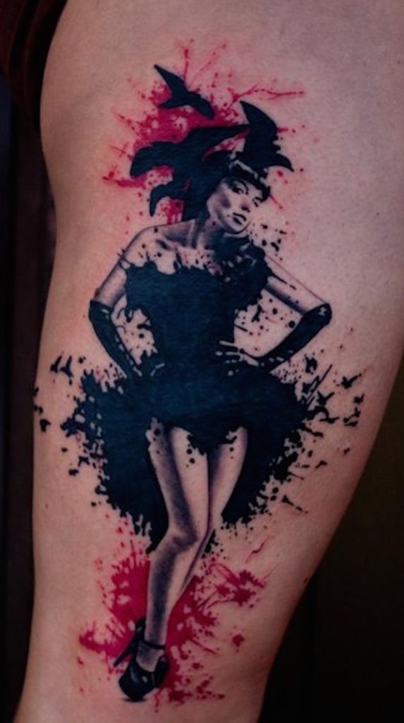101 sexy Oberschenkel-Tattoos für Mädchen