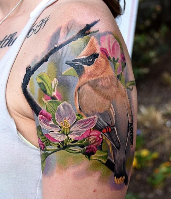 bohemian-waxwing-sleeve-tattoo-55