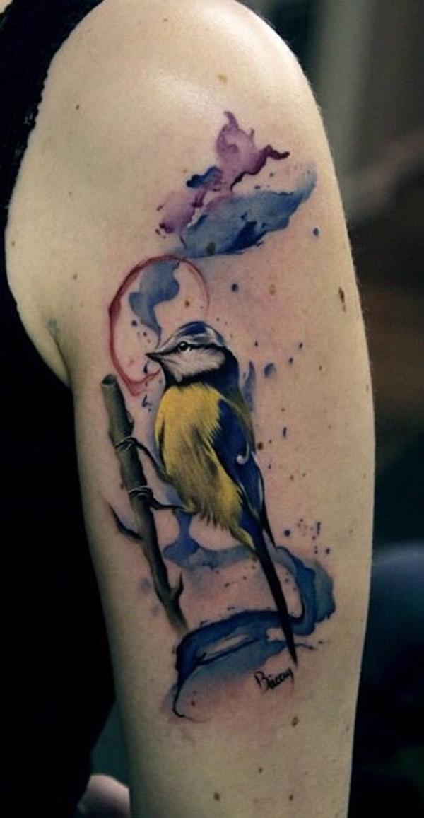 parus-venustulus-pták-tetování-93