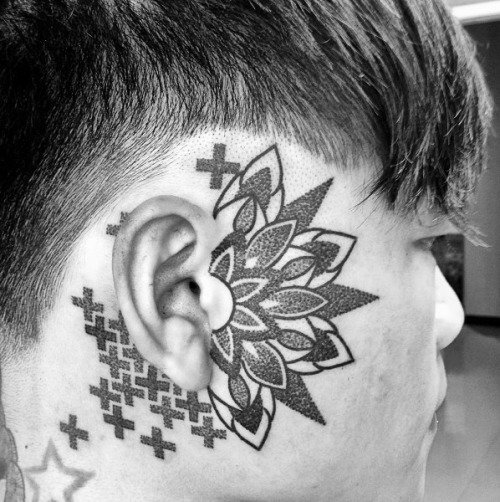 114 Gesichtstattoos, die heilig sind SH*T Amazing!