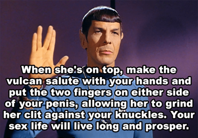 Foto přes reddit Zvláště pokud pochází přímo od Spocka!