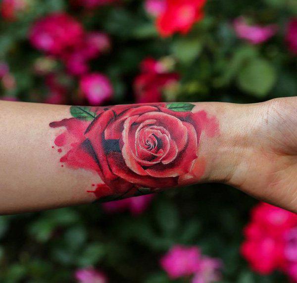 Rose Armband Tattoo