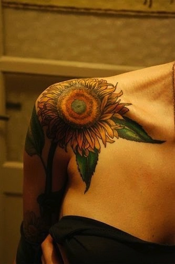 125 Sonnenblumen-Tattoo, um Ihren Tag zu erhellen