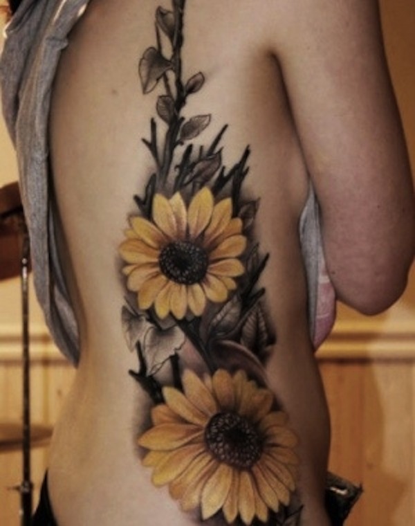 125 Sonnenblumen-Tattoo, um Ihren Tag zu erhellen