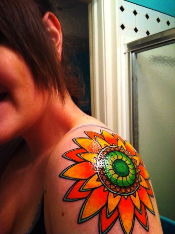 125 slunečnicových tetování, které vám rozjasní den