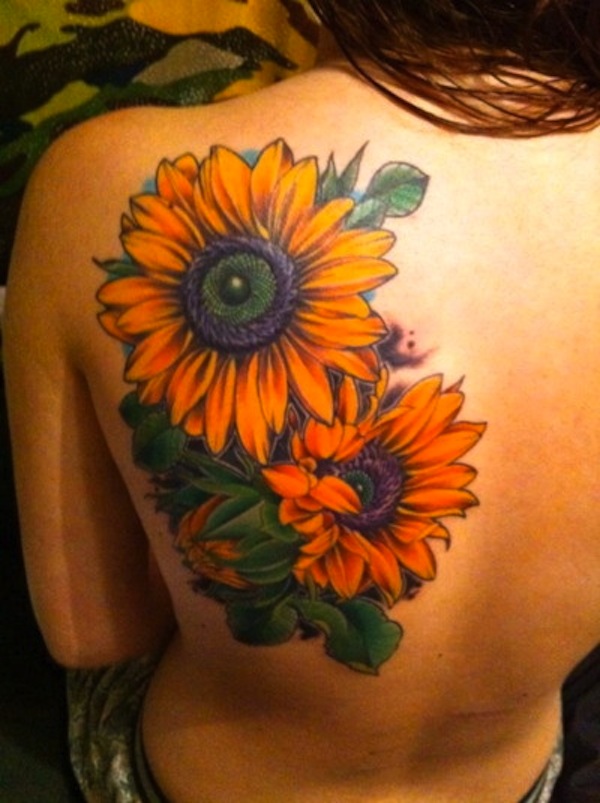 125 Sonnenblumen-Tattoo, um Ihren Tag zu erhellen