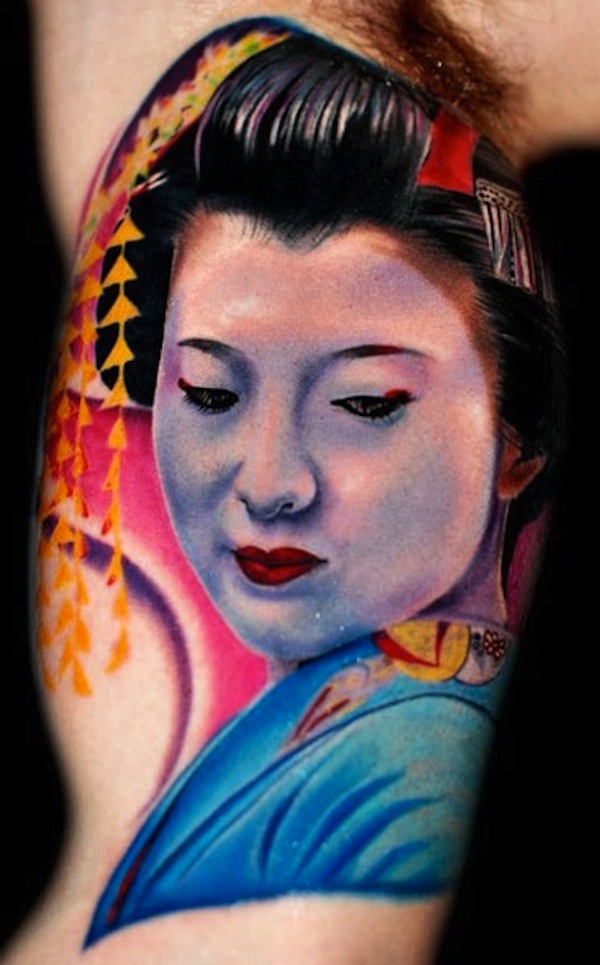 128 beste Geisha-Tattoos