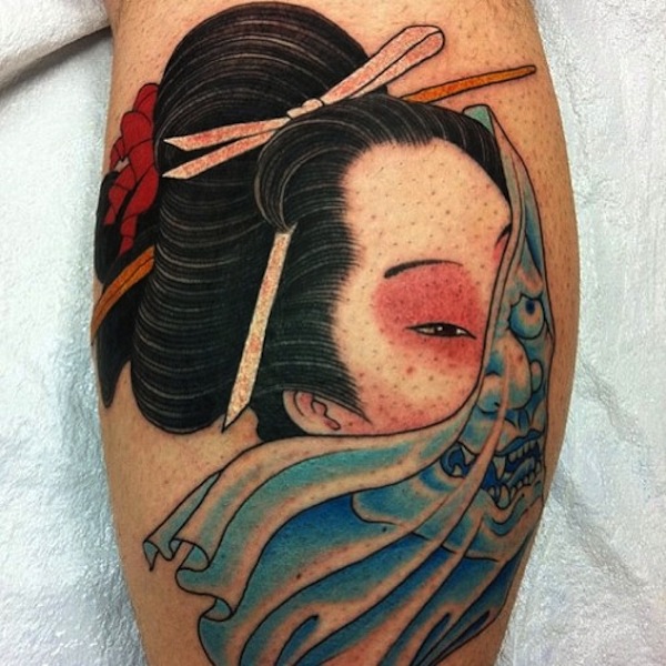 128 beste Geisha-Tattoos