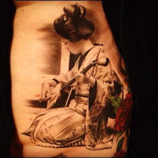 128 nejlepších geisha tetování