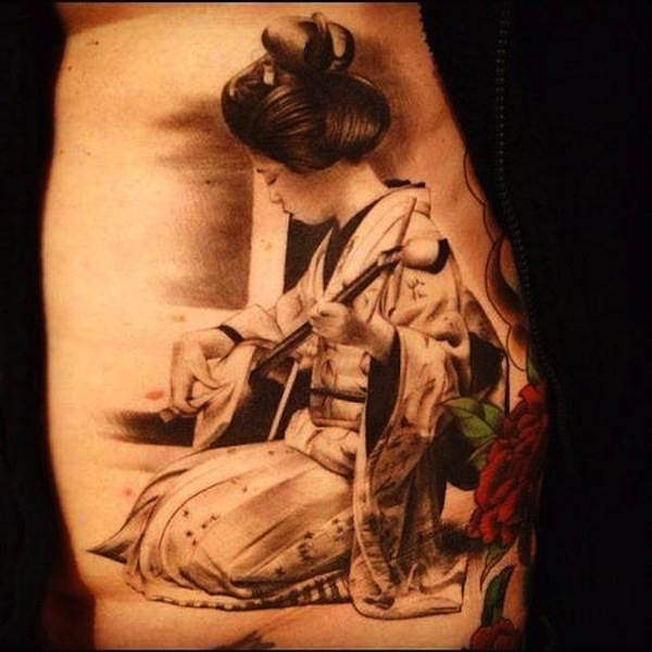 128 beste Geisha-Tattoos