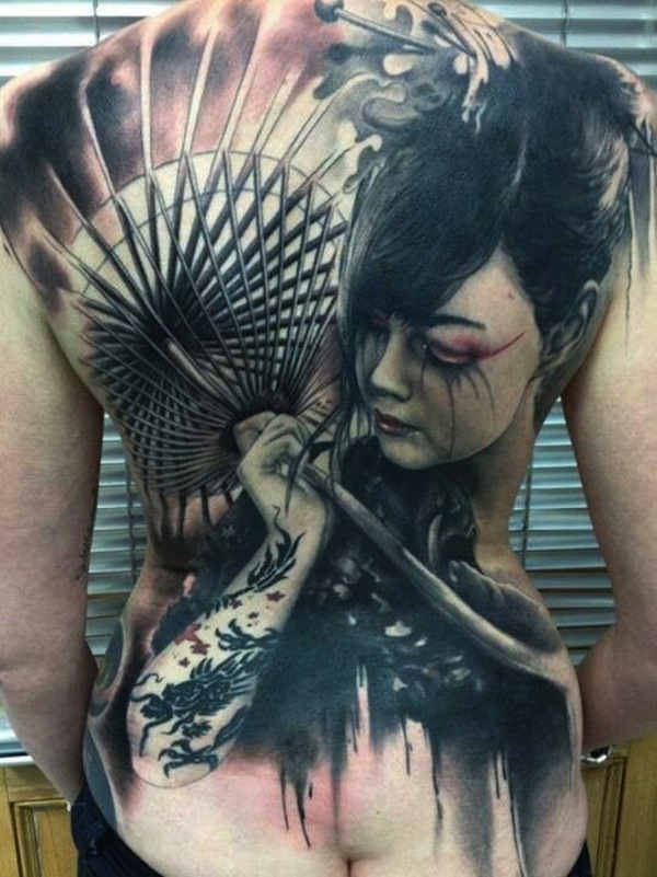 128 beste Geisha-Tattoos