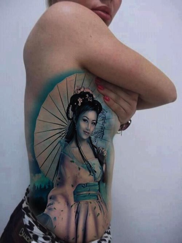 128 beste Geisha-Tattoos