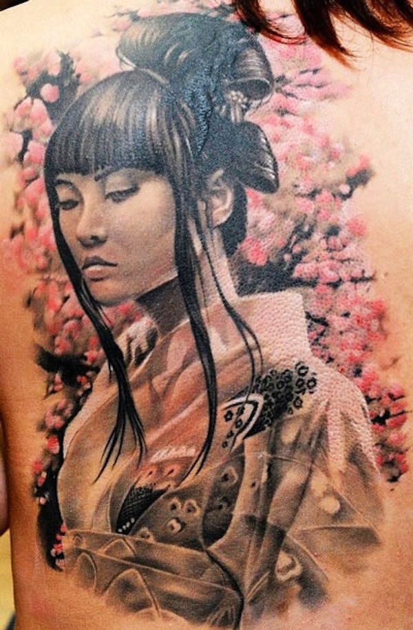 128 beste Geisha-Tattoos